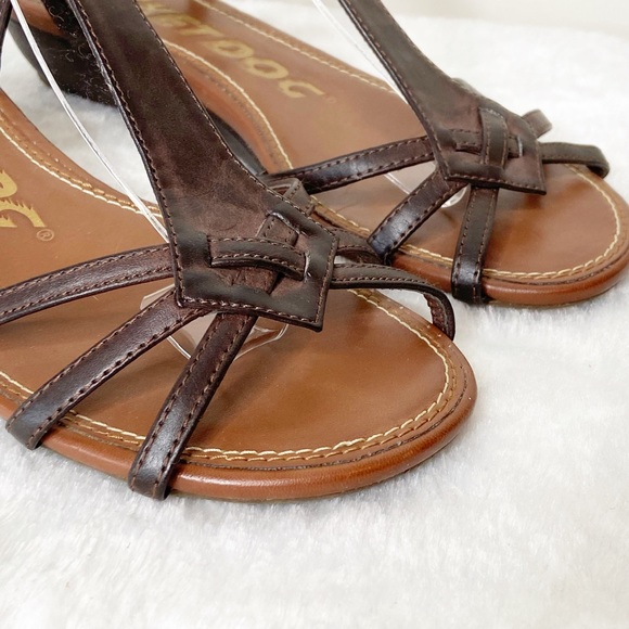 Rocket Dog Lisbon Brown Strappy Wedge Sandals 9 - Picture 2 of 8